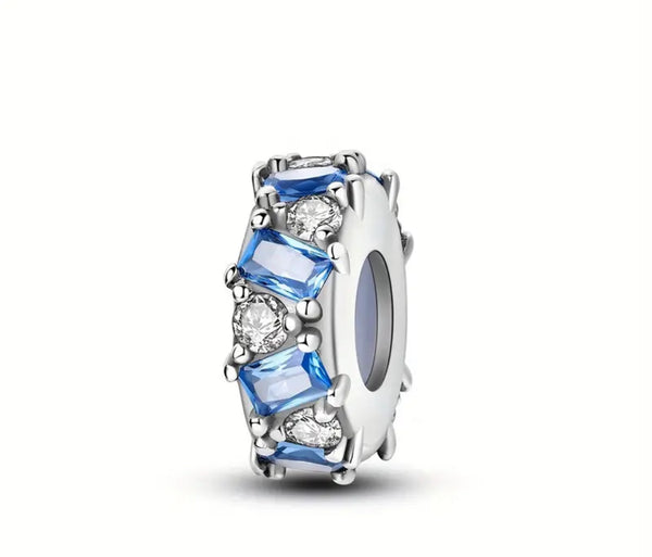 Blue Spacer Charm