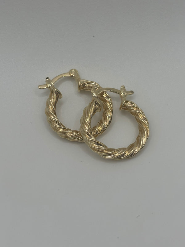 Twisted Hoop Earrings